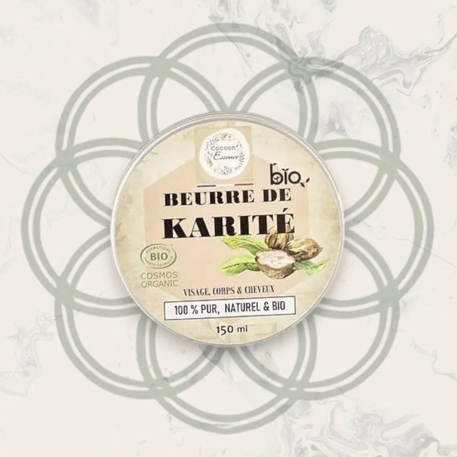 Beurre de karite bienfaits pour la peau et les cheveux Beurre de Karité Bio Cocoon'Essence