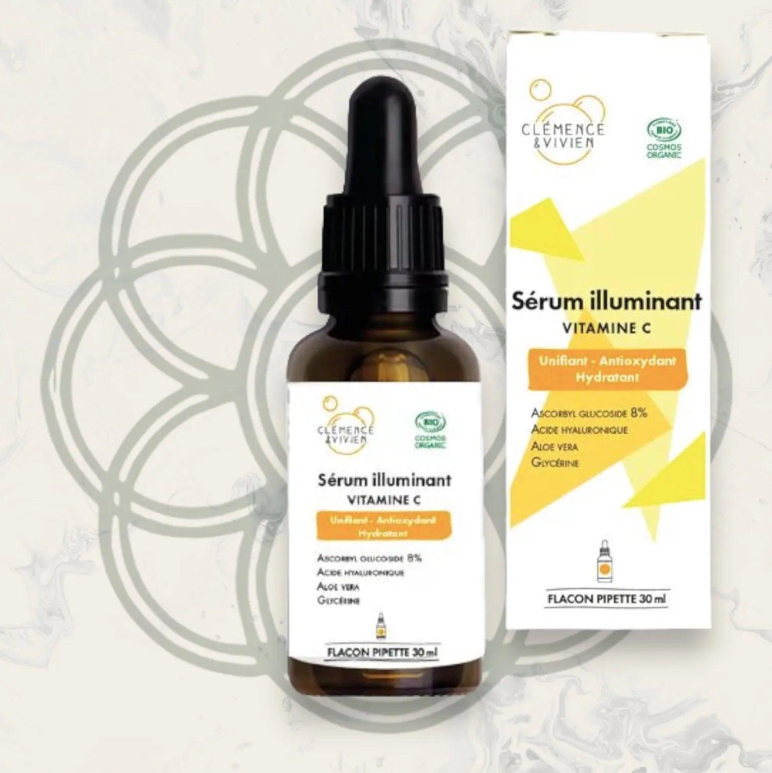 Clemence et vivien serum illuminant vitamine C bio naturel